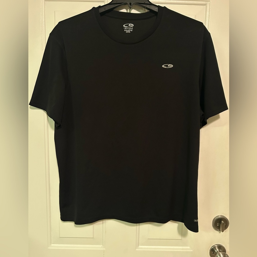 Mens Champion Black Nylon Top Size XX Large‎ Shirt Stretchy